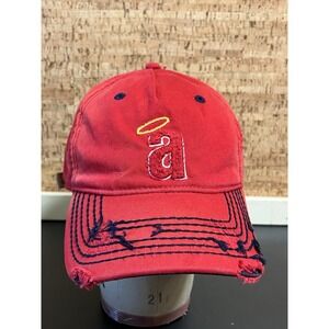 Los Angeles Angels American Needle Archive Distress Strapback Adjustable Hat Cap